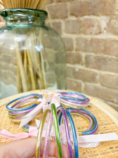Multi-Color Glitter Bangles