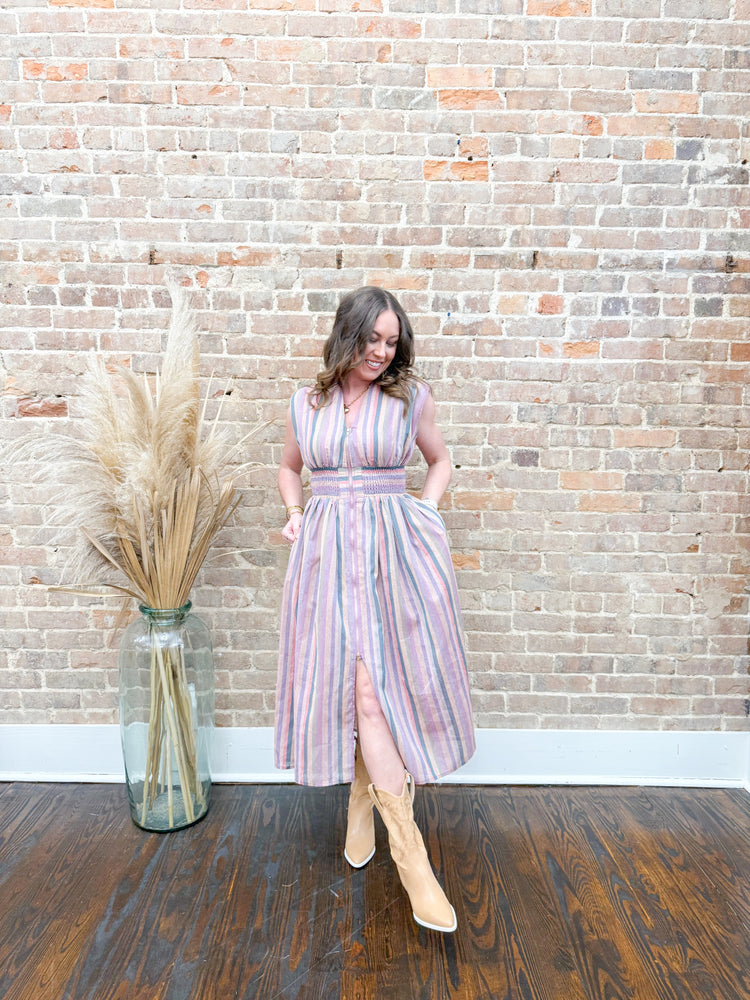 Rylie Striped Dress