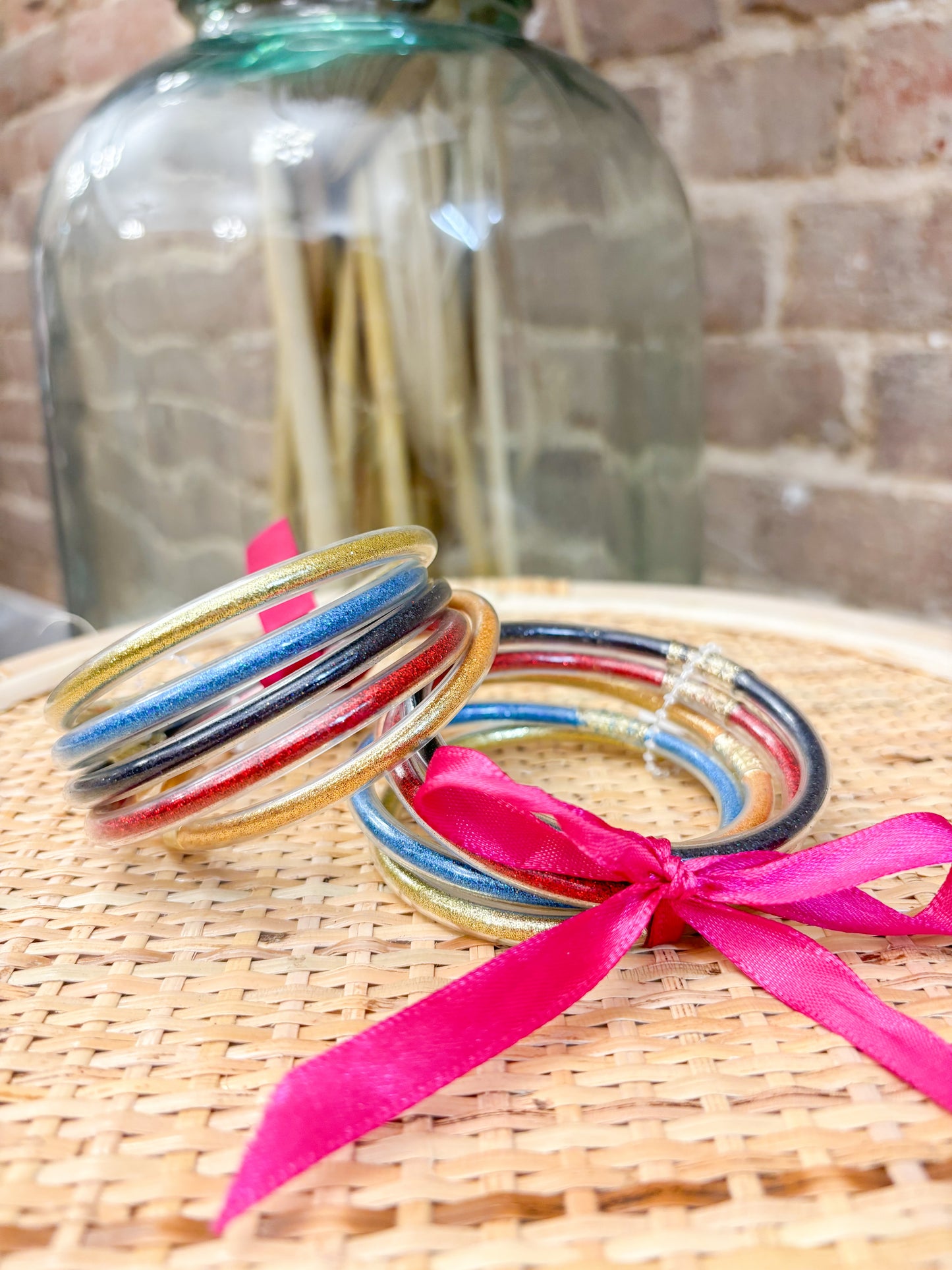 Multi-Color Glitter Bangles