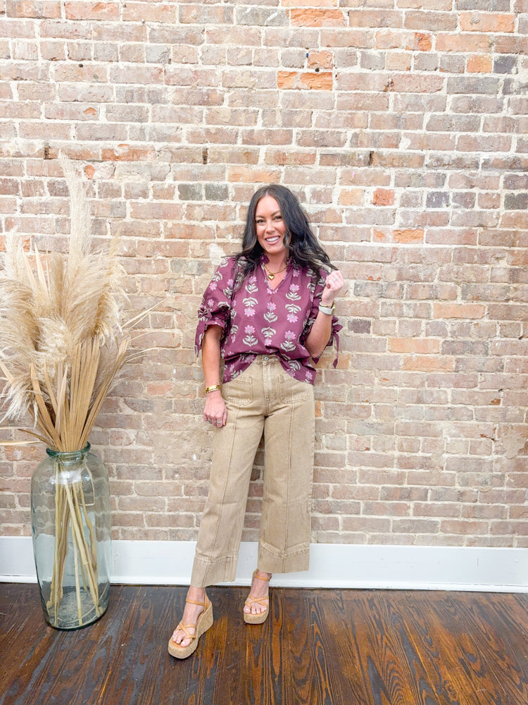 Molly Patterned Top