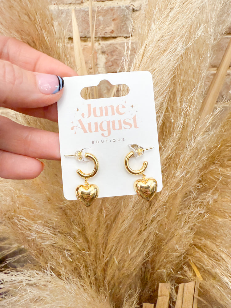 Non Tarnish Dangle Charm Earrings