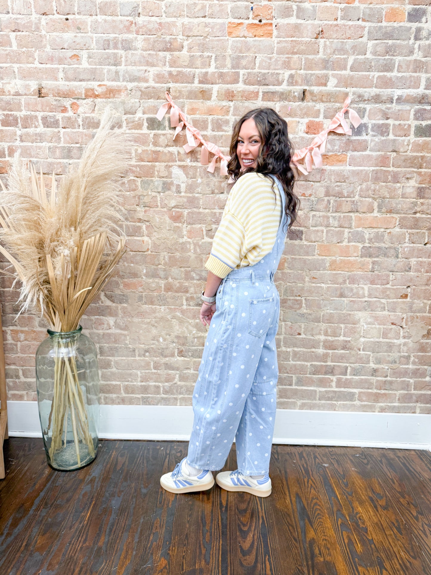 Etta Polka Dot Overalls