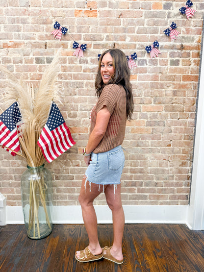 Indy American Flag Sweater
