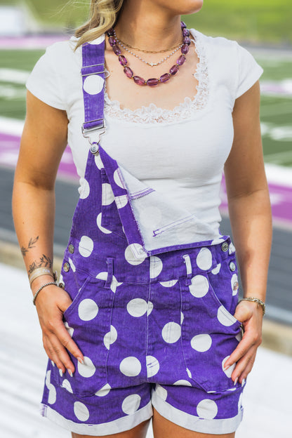 Lummie Polka Dot Overalls