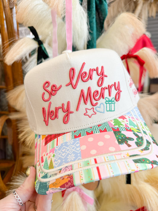So Very Merry Patchwork Hat