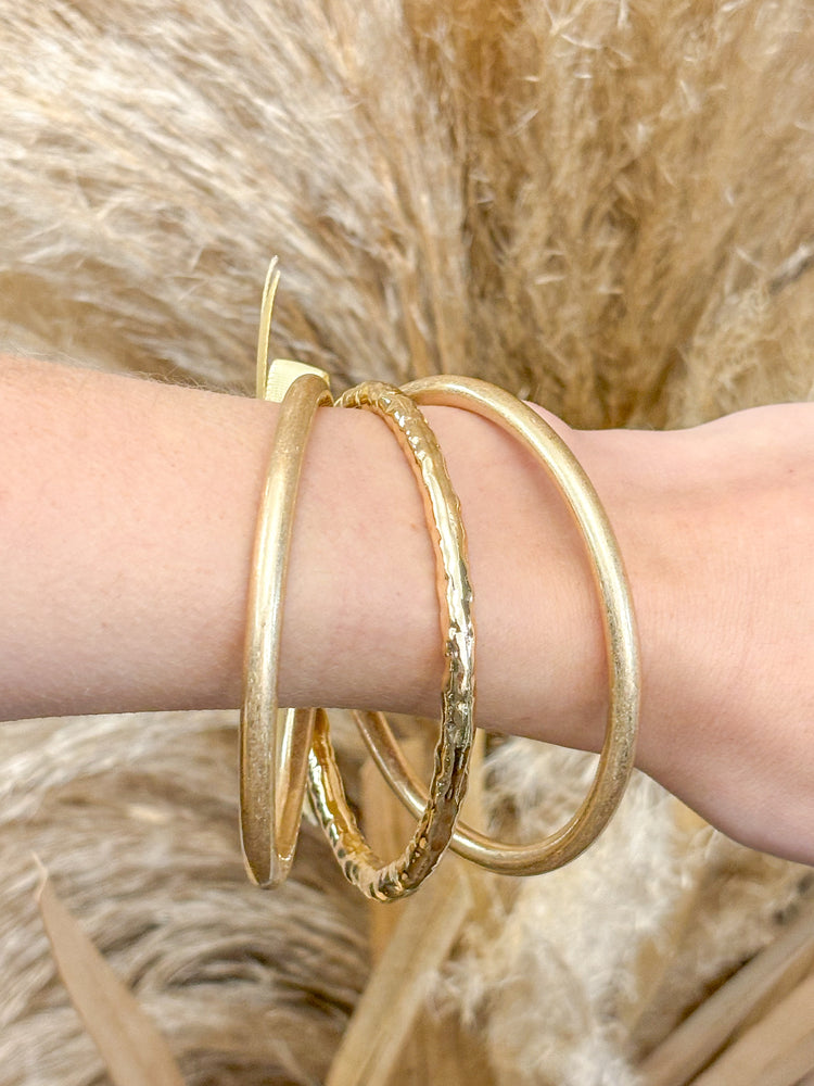 Gold Metal Bangles