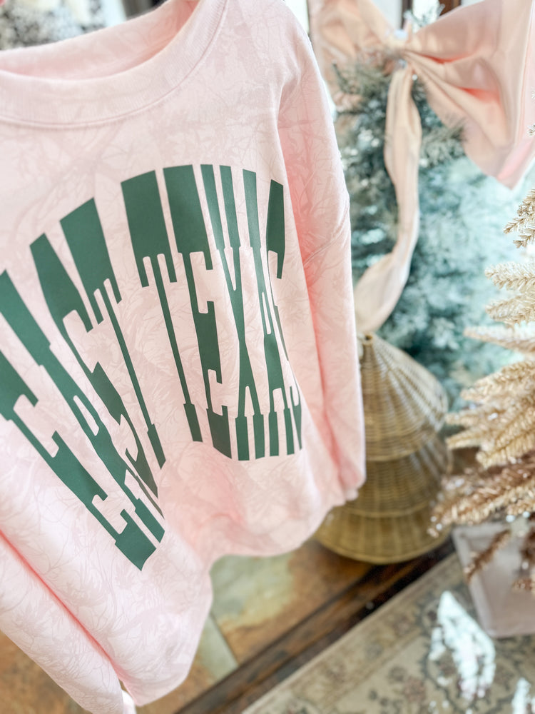 East Texas Pink Camo Sweatshirt