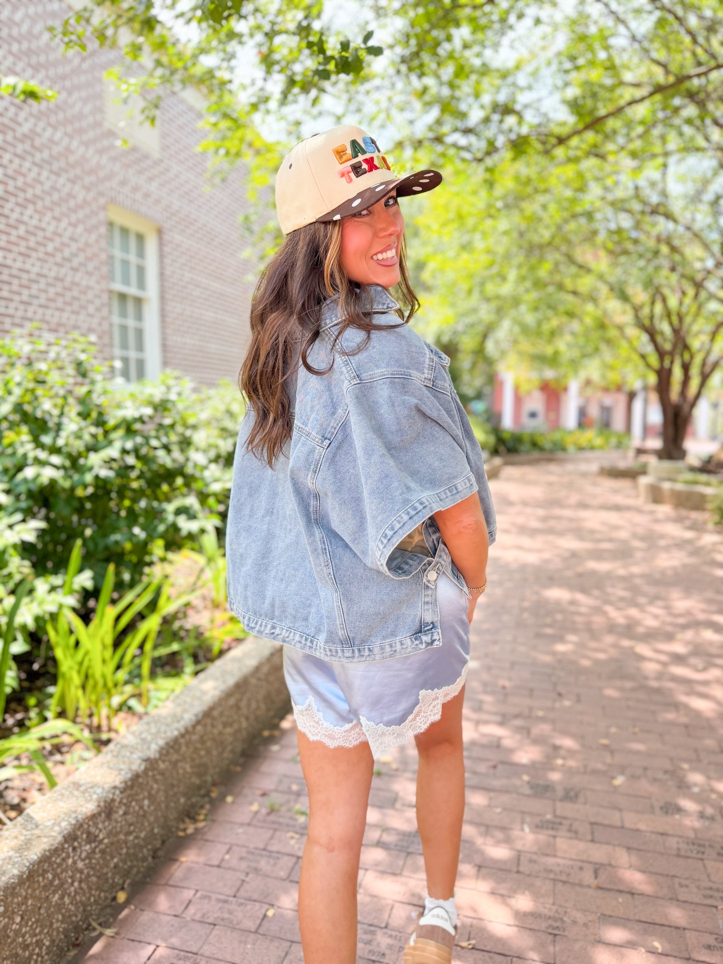 Saylor Denim Cape Jacket