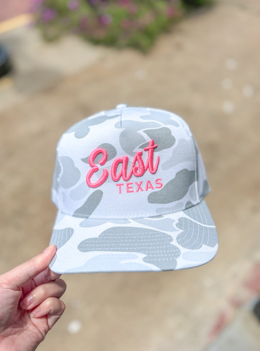 East Texas Retro Camo Hat-Pink
