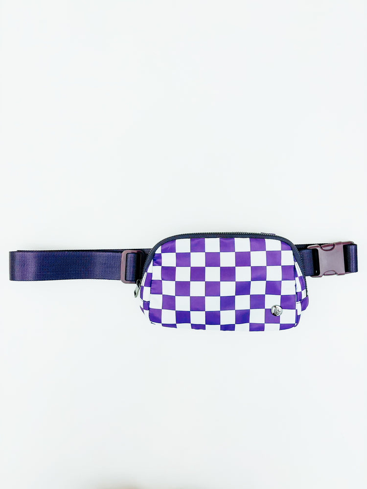 Purple Checkmate Fanny