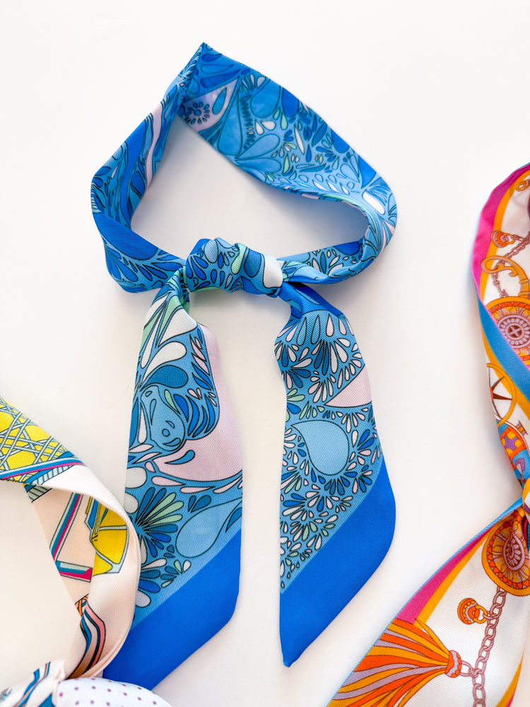 Multi Color Neck Scarves/Twilly's