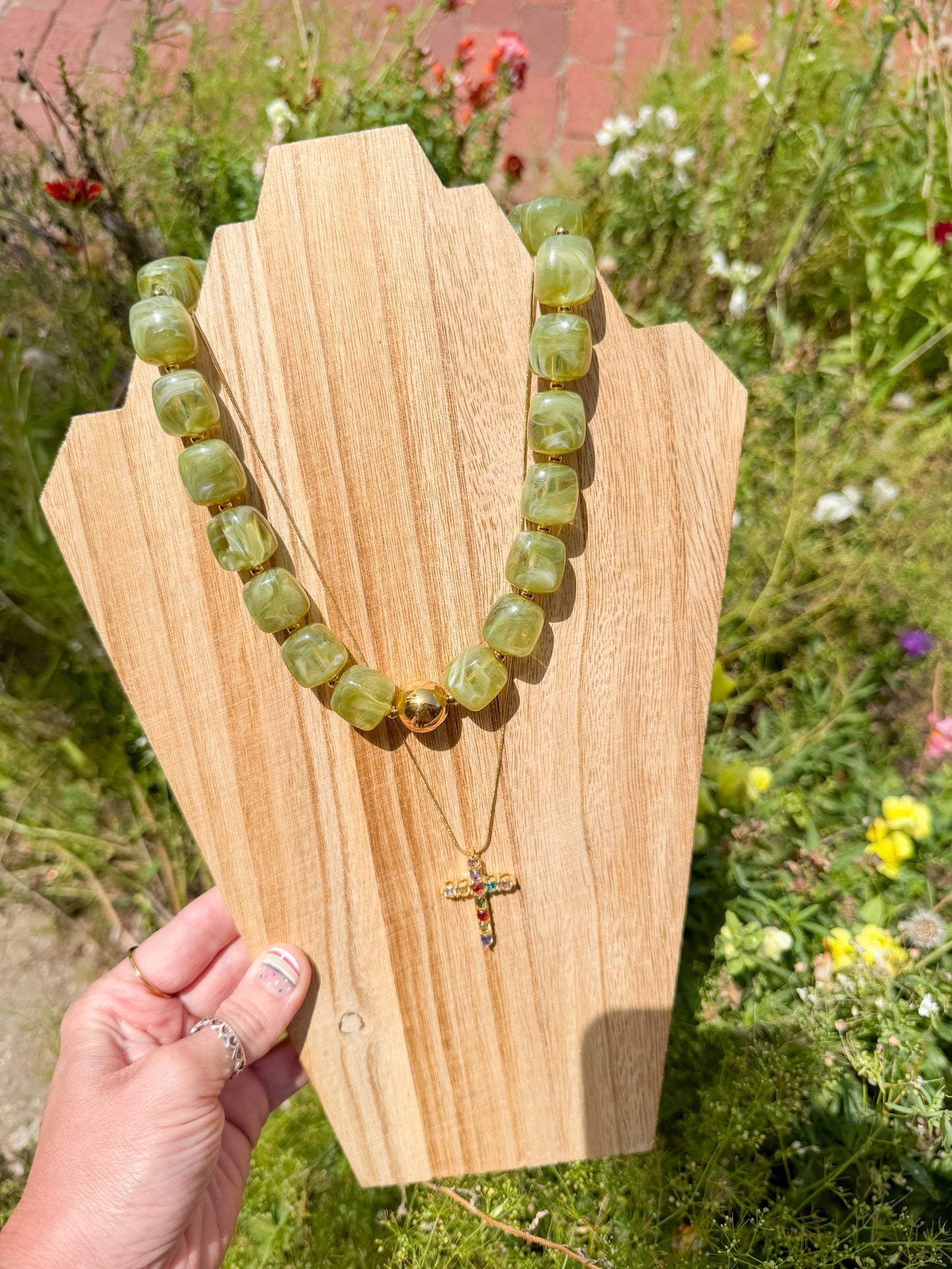 Non Tarnish Chunky Beaded Necklaces