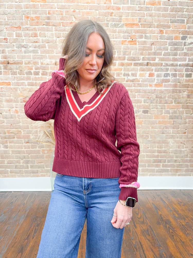 Whitney V-Neck Sweater