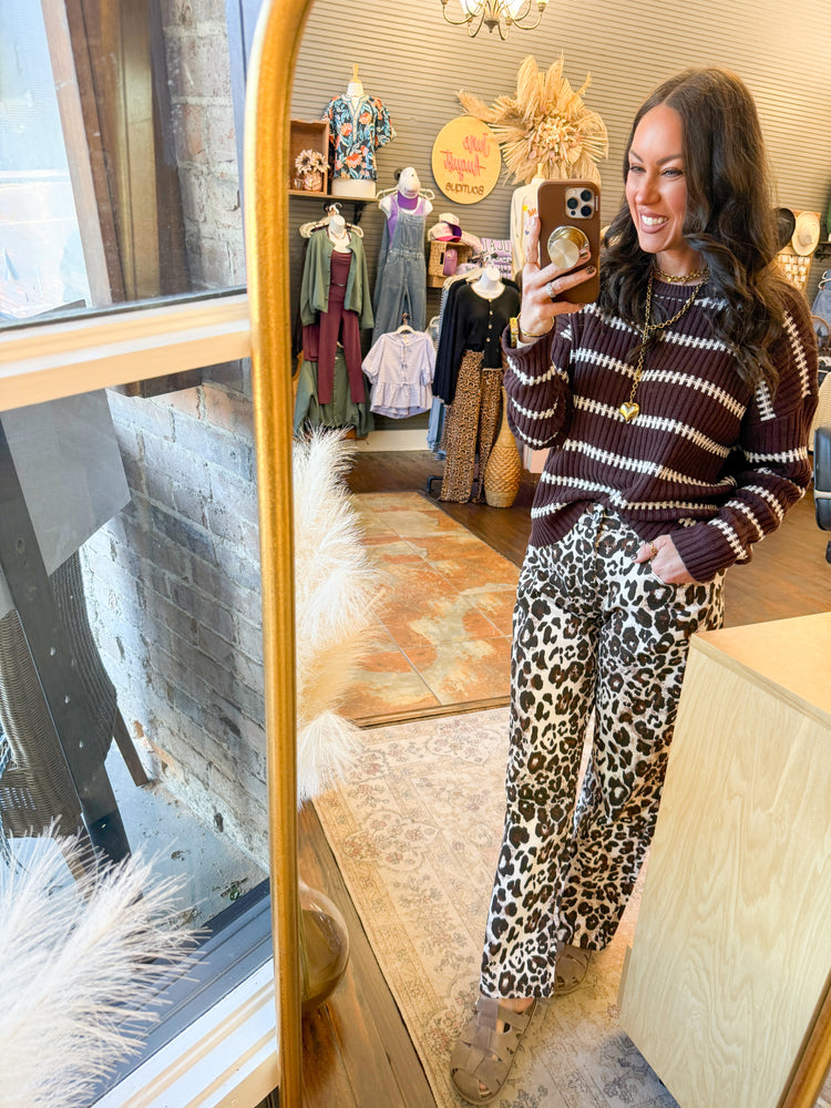 Chandler Cheetah Jeans