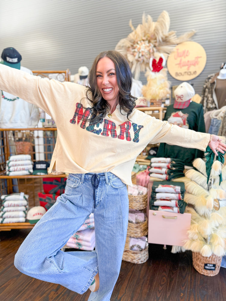 Merry Quilted Patch Top