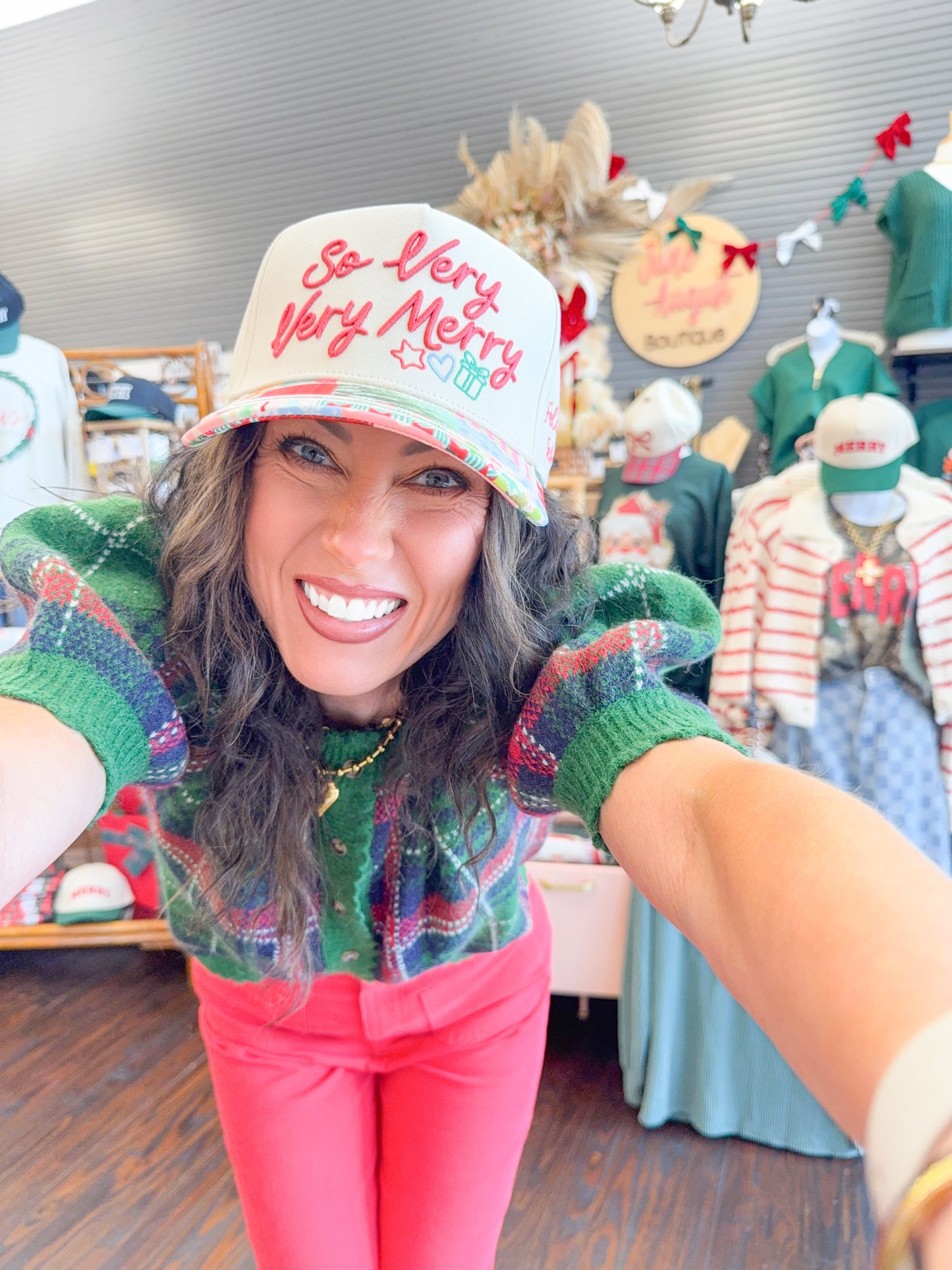 So Very Merry Patchwork Hat