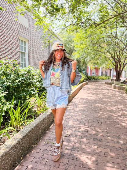 Saylor Denim Cape Jacket