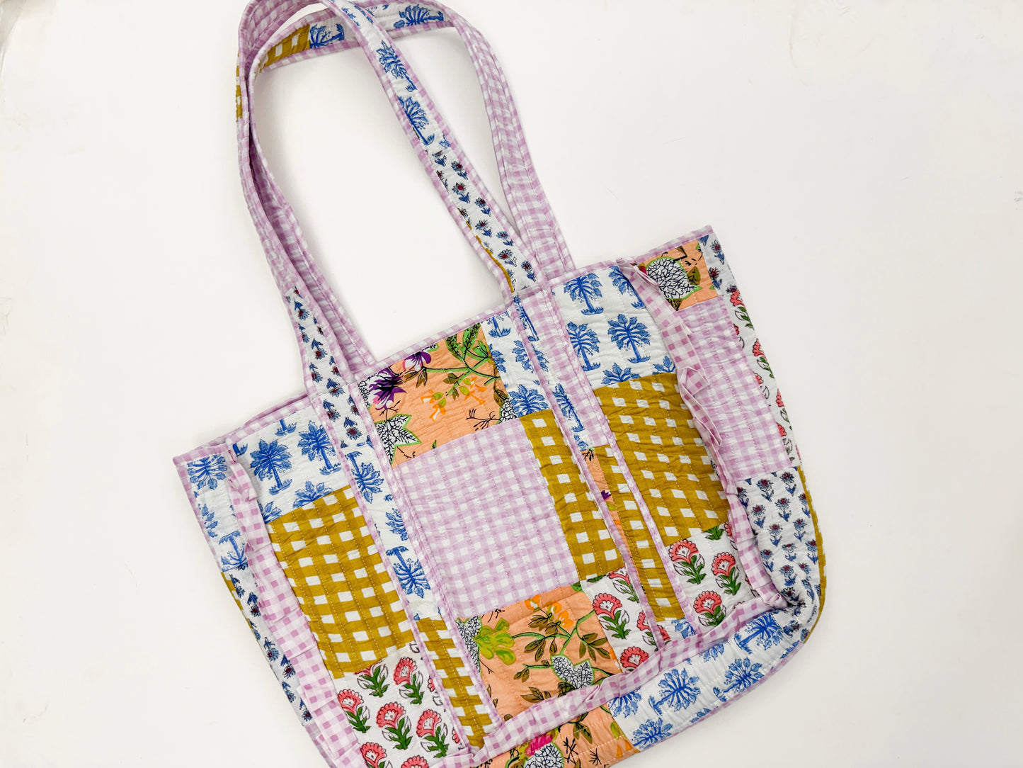 Quilted Patchwork Tote Bags