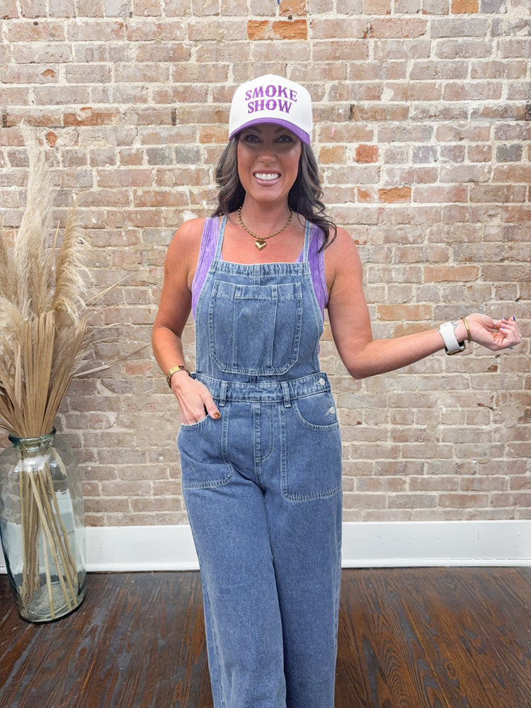 Fuller Wide Leg Overalls