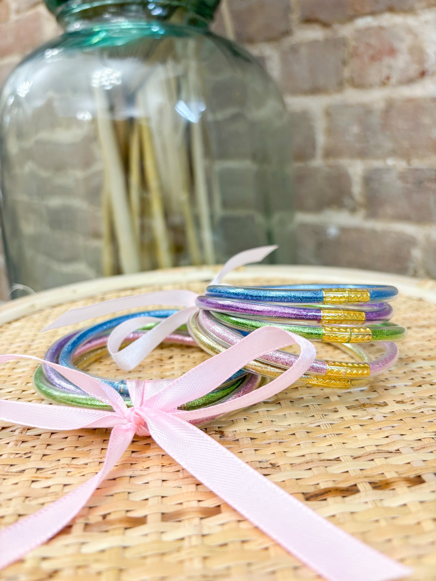 Multi-Color Glitter Bangles