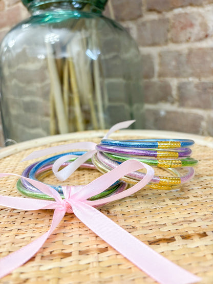 Multi-Color Glitter Bangles