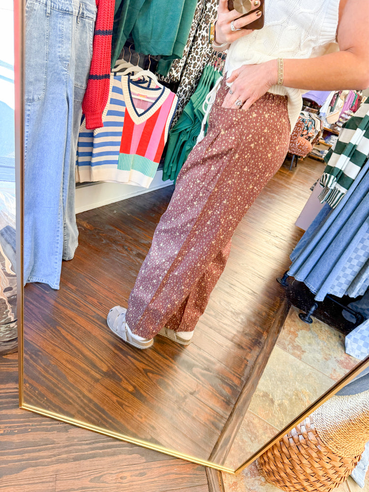 Baylee Floral Barrel Pants