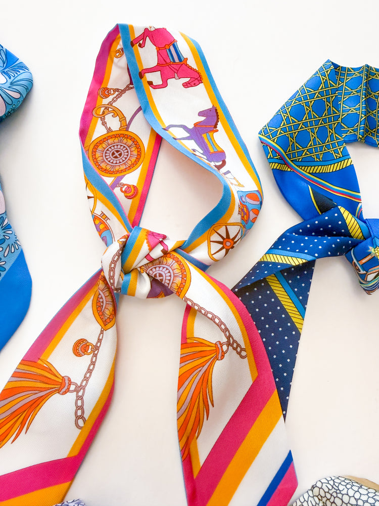 Multi Color Neck Scarves/Twilly's