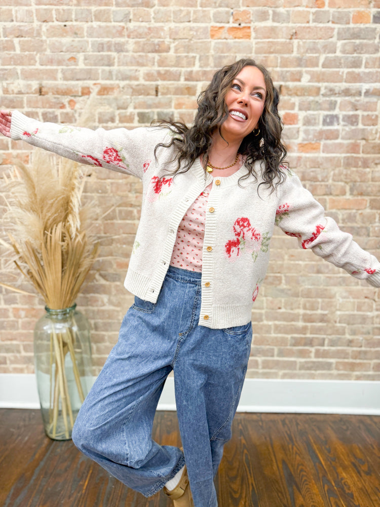 Sofie Floral Cardigan
