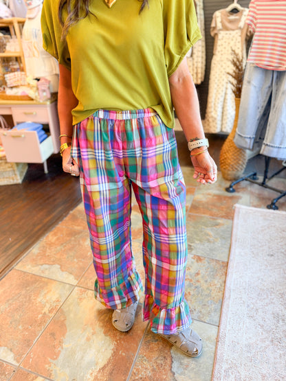Alice Plaid Pants