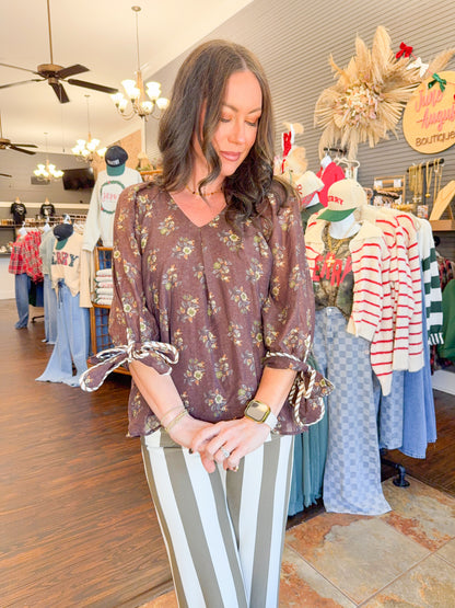 Colbie Floral Top