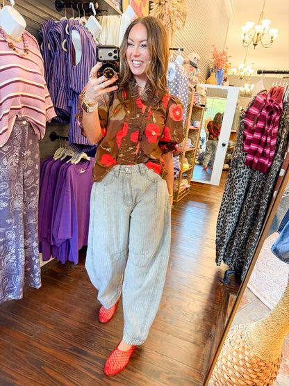 Brigid Floral Top