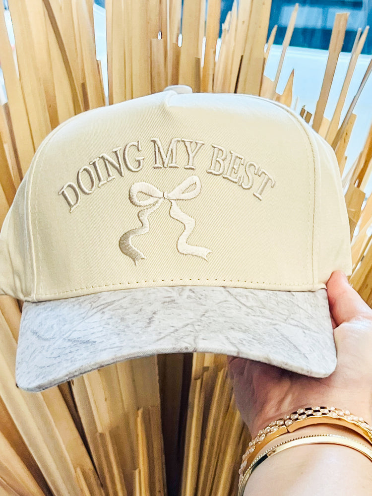 Doing My Best Camo Hat