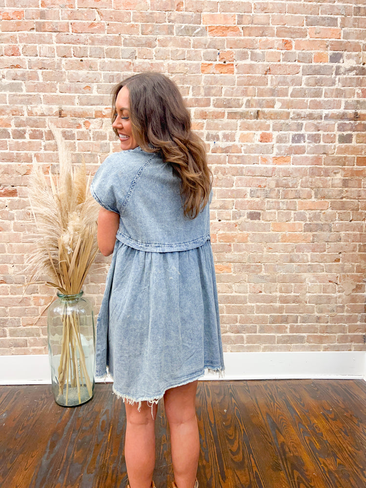 Raegan Mineral Washed Dress