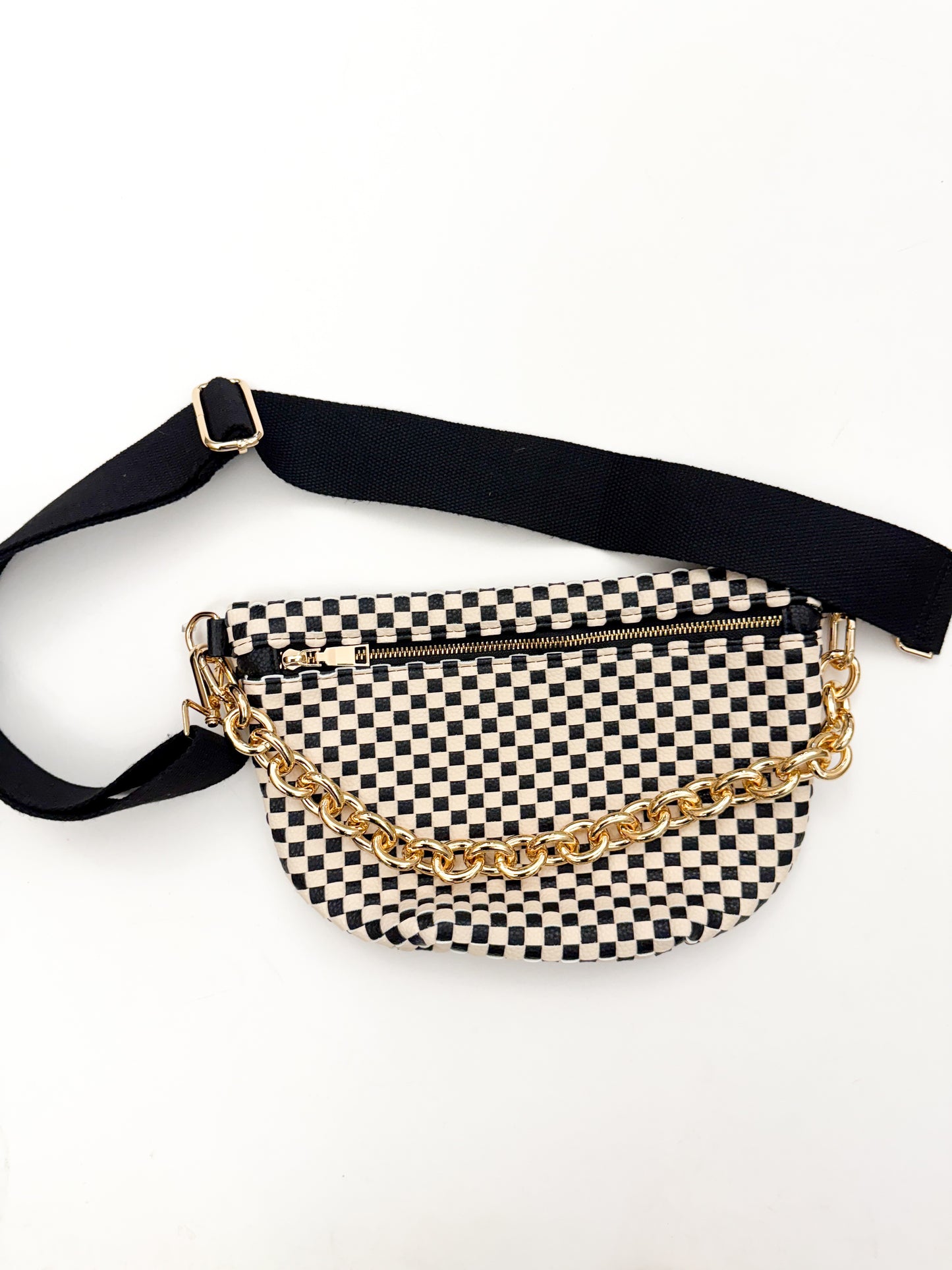 Westlyn Woven Checkered Bag