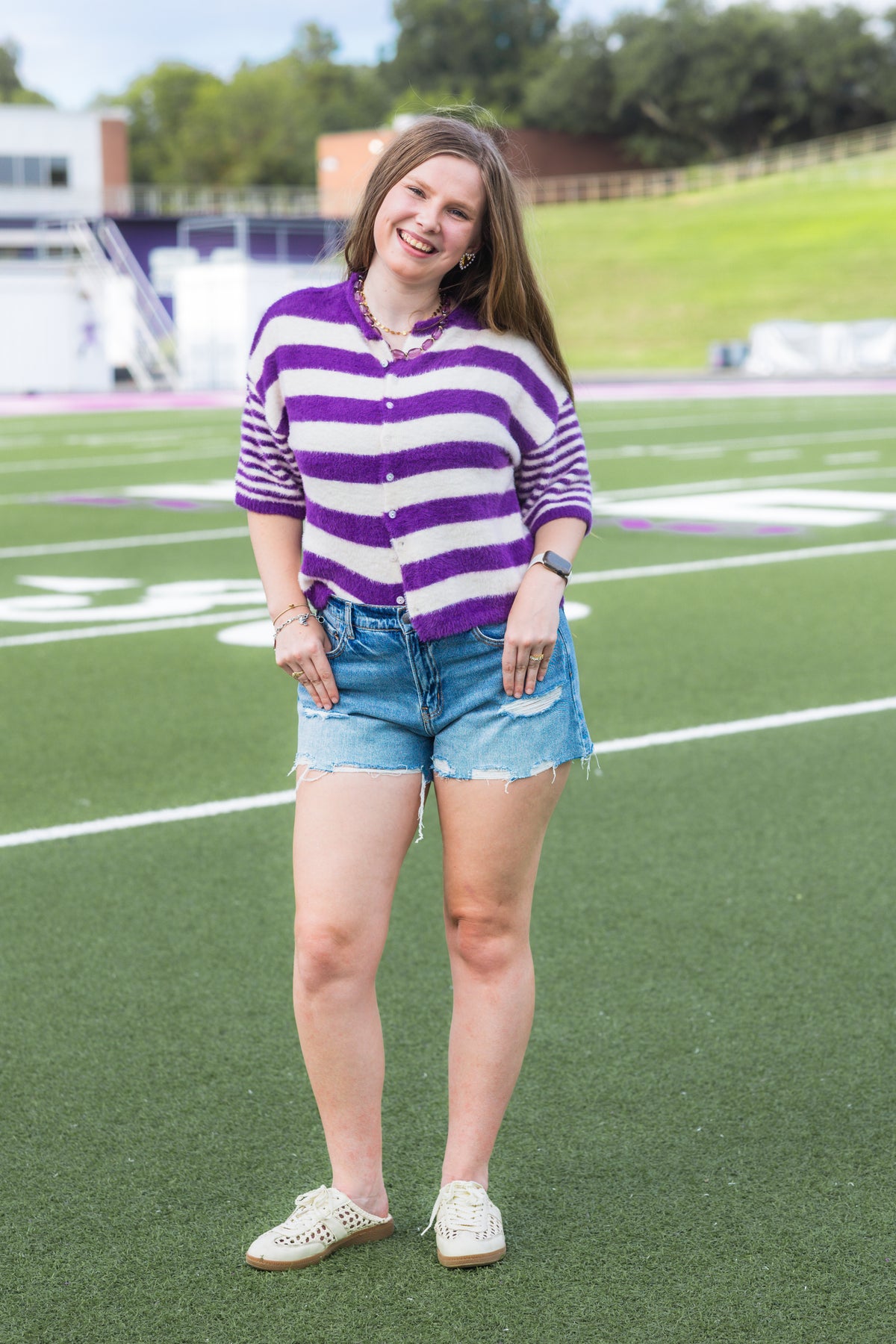 Emory Striped Cardigan