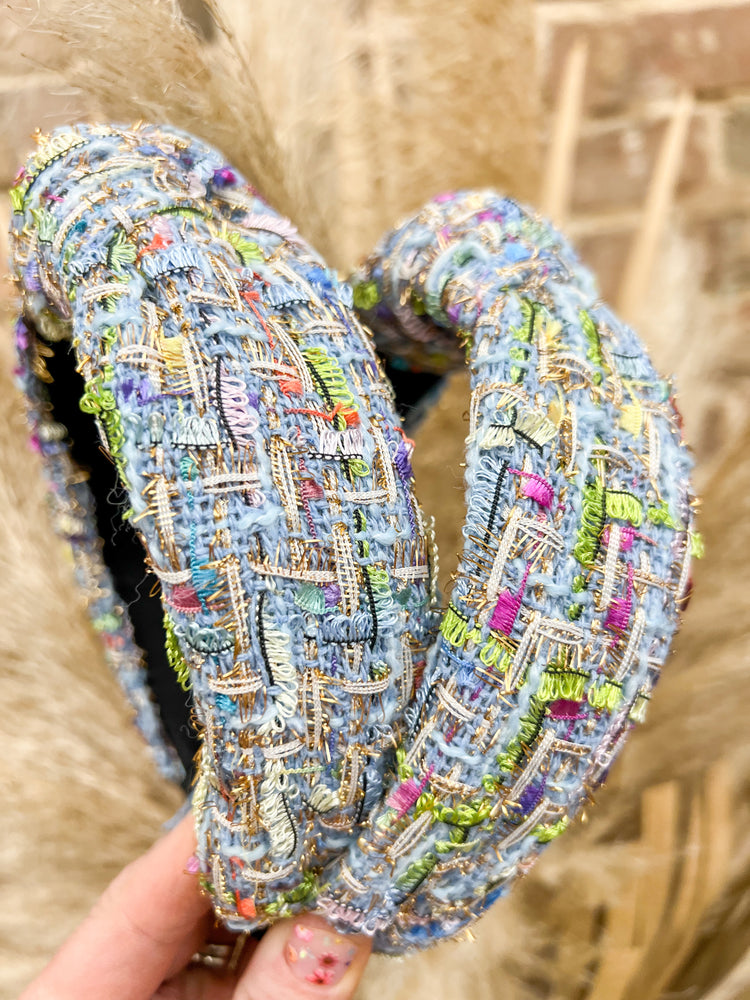 Colorful Tweed Headband