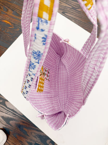 Quilted Patchwork Tote Bags