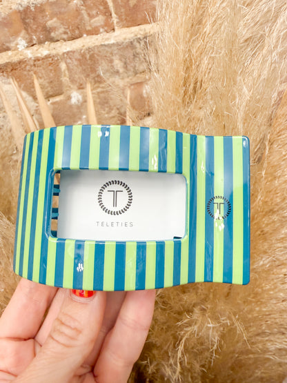 Teleties Rectangle Flat Hair Clip- Large