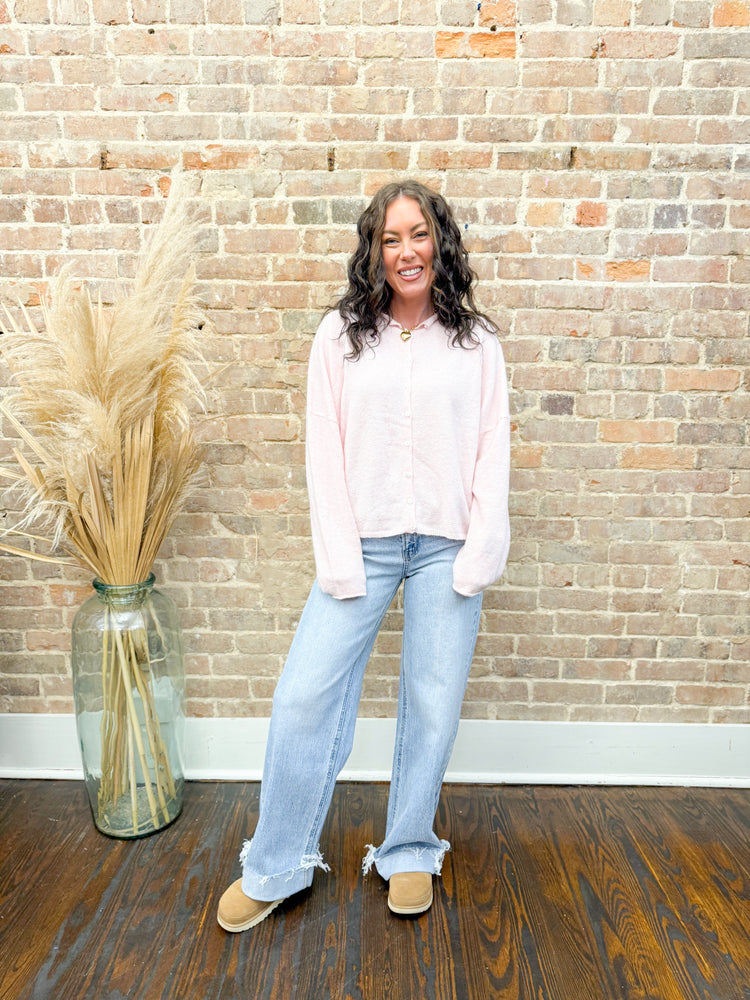 Emily Cardigan-Pink