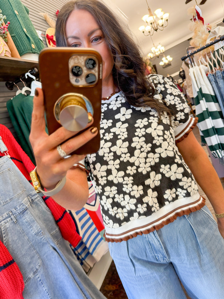 Ellie Floral Puff Sleeve Top