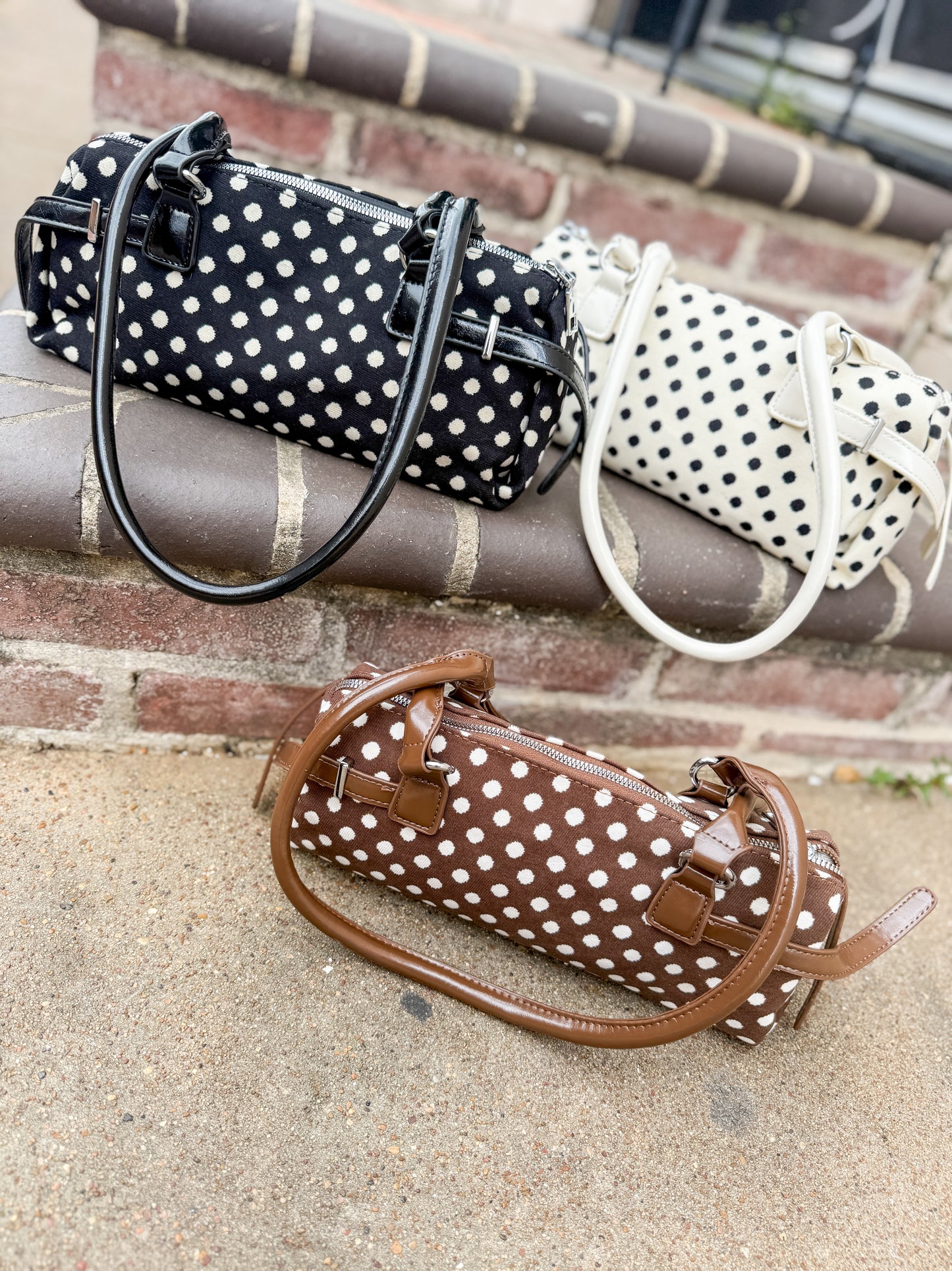 Polka Dot Shoulder Bag