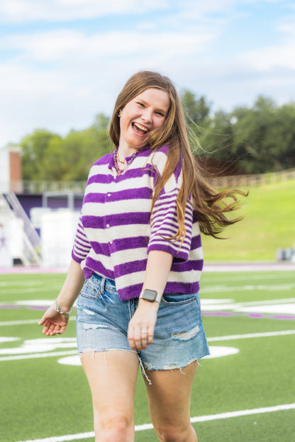 Emory Striped Cardigan