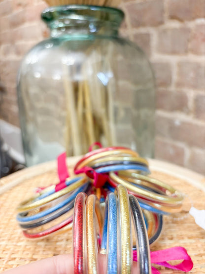 Multi-Color Glitter Bangles