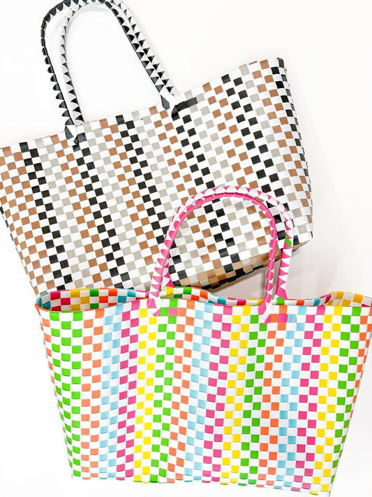 Sunny Weaved Tote