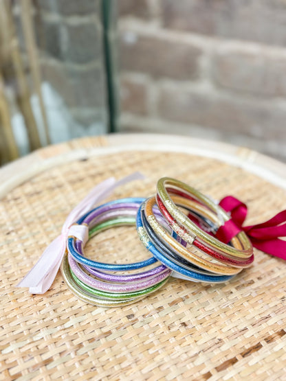 Multi-Color Glitter Bangles