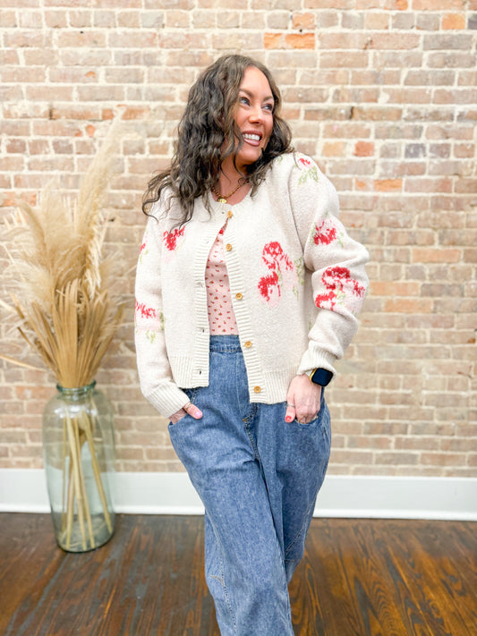 Sofie Floral Cardigan