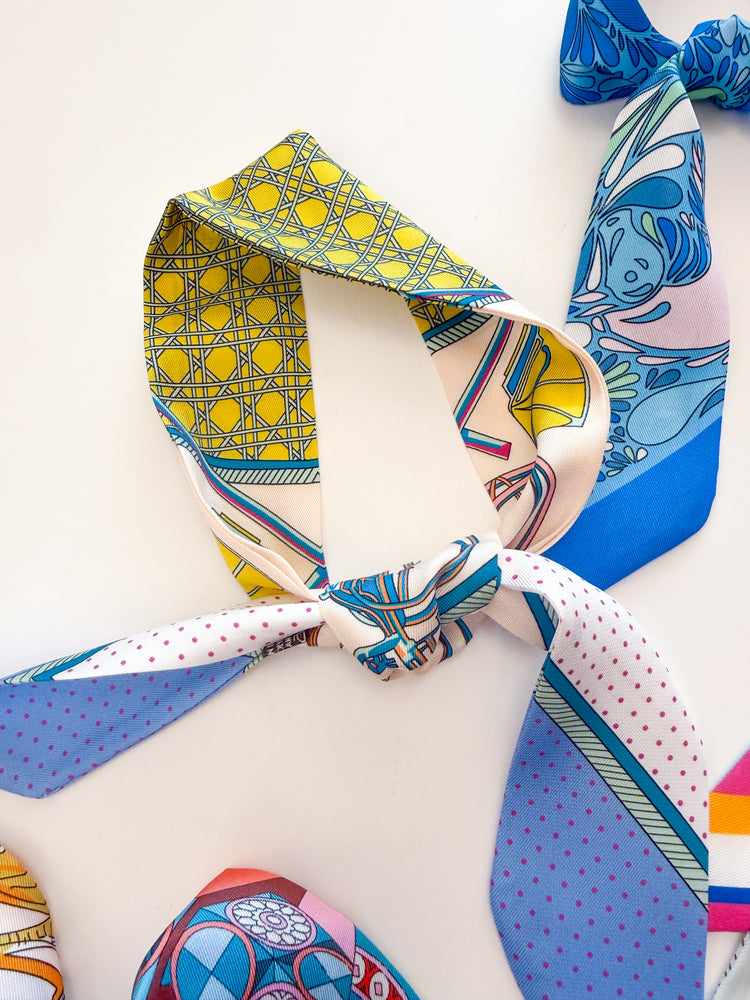 Multi Color Neck Scarves/Twilly's