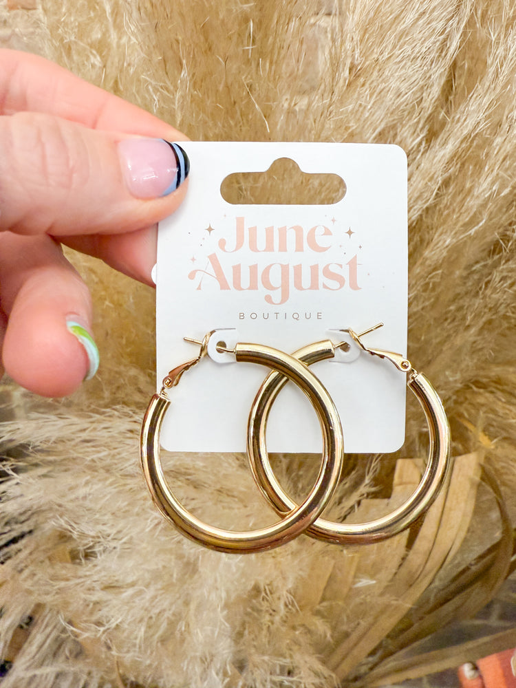 Non Tarnish Hoop Earrings