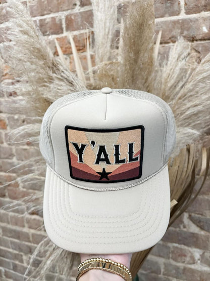 Y'all Trucker Hat-Hickory