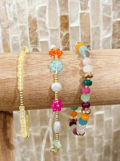 Flower Bracelet Set